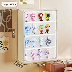 Wall Mounted Display Box, 1 Piece Dustproof Collectible Figure Display Storage Rack, Home Organizer for Anime & Collectors, Gift for Fans & Collectors, Display Shelf
