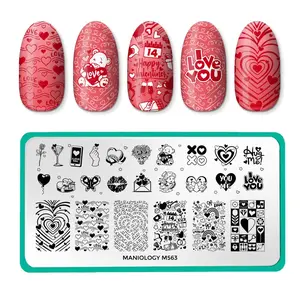 Love Bomb (M563) - Nail Stamping Plate