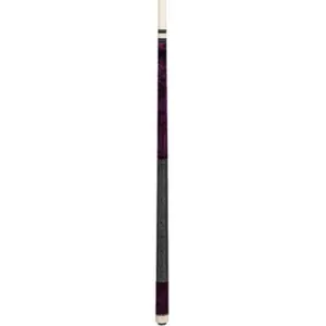 McDermott Cues JP Series Billiard Cue - 20oz, Maple Wood, Purple with Rose Stain Finish, Linen Wrap