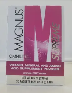 OML | Magnus Supreme | Energy & Brain Supplement | Box w/ 30 Packets