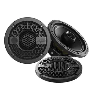 Orion XMT65.2 6.5" 350W RMS 2-Ohm Coaxial Midrange Speakers - Water-Resistant Single-Din Pair with Grilles for Cars, Motorcycles, Boats, Marine Speaker Setup
