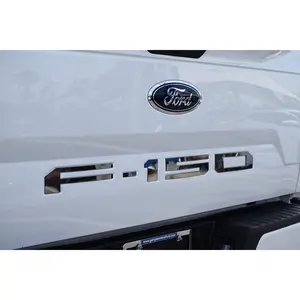 Eurosport Daytona- Compatible with 2015-2020, Ford F-150 Rear Bumper Letters- Ultra Chrome