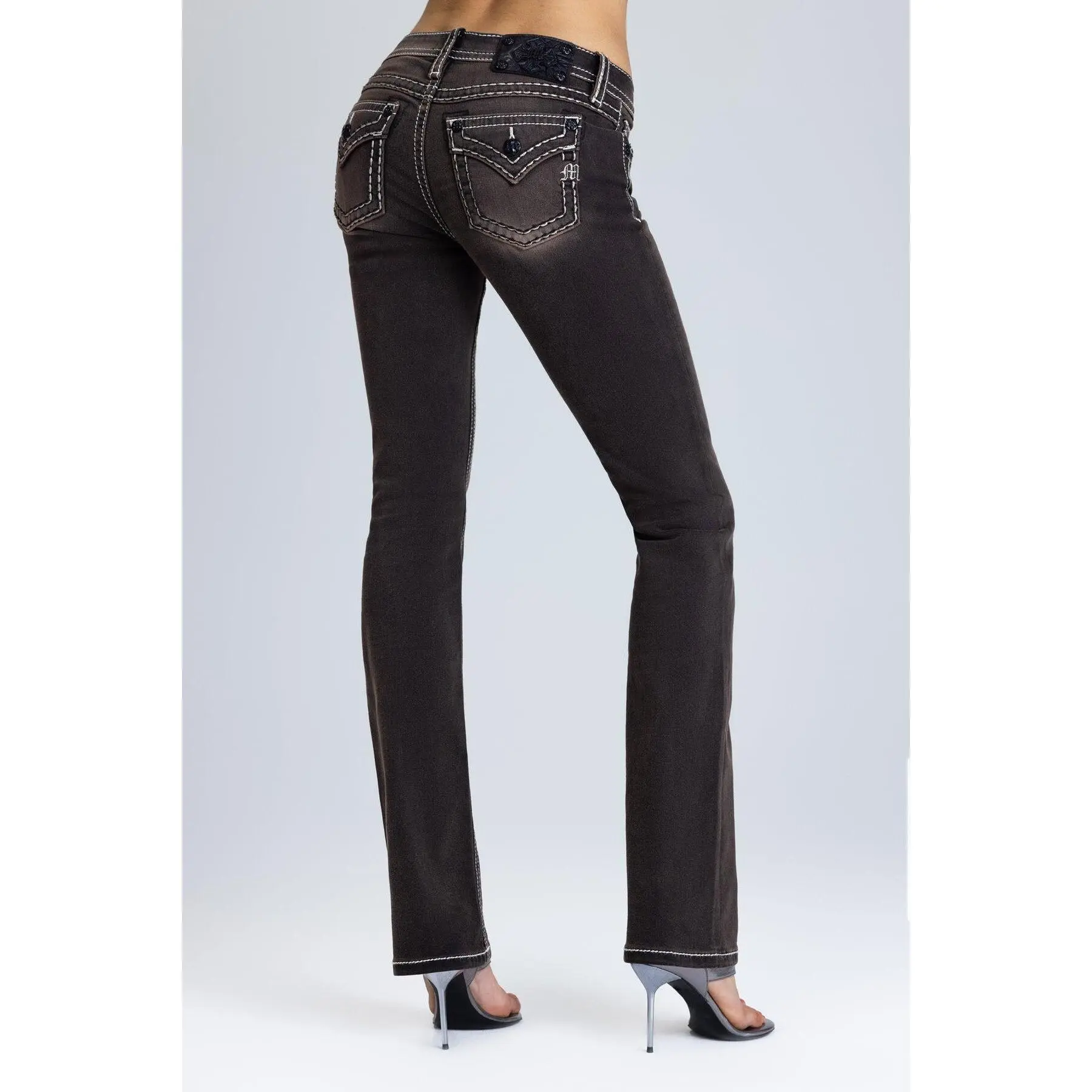 Sevryn Stitched Bootcut Jeans