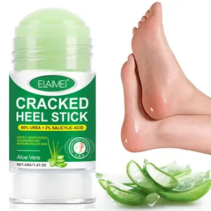 ELAIMEI Aloe Vera Skin Care Stick Moisturizer, Cracked Heel Stick, Rough Skin Softener, containing urea and salicylic acid, softens rough skin, quickly moisturizes dry areas, soothes dryness, and provides long-lasting hydration, Body Care
