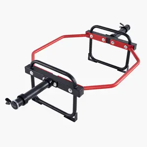 VEVOR Trap Bar Hex Bar, 2-Inch Hex Barbell, 500 LBS Capacity Shrug Bars, Weightlifting and Strength Training Equipment, Home Gym for Squats, Deadlifts, Shoulder Presses, Red