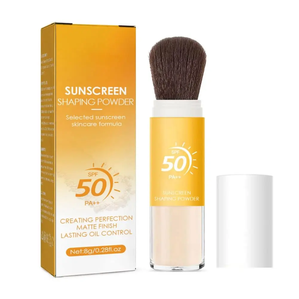 Mineral Matte SPF 50 Setting Sunscreen Loose Face Powder - Translucent, Natural, Oil-Control, Fine Line & Pore-Minimizing, Lightweight Breathable Long-Lasting Finish for Face & Scalp, Cosmetic Gift for Women & Men