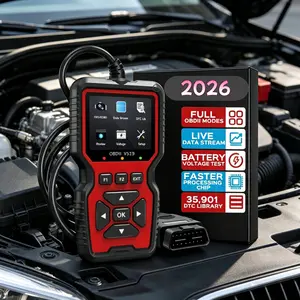 2026 New Powerful OBD2 Scanner Diagnostic Tool - Engine Code Reader, Full OBD2 Features, Reset, Modes 6&8, Suited for DIY Car Owners & Mechanics, Car Voltage Tester, Automotive Diagnostic Scanner, Automotive Diagnosis Scanner