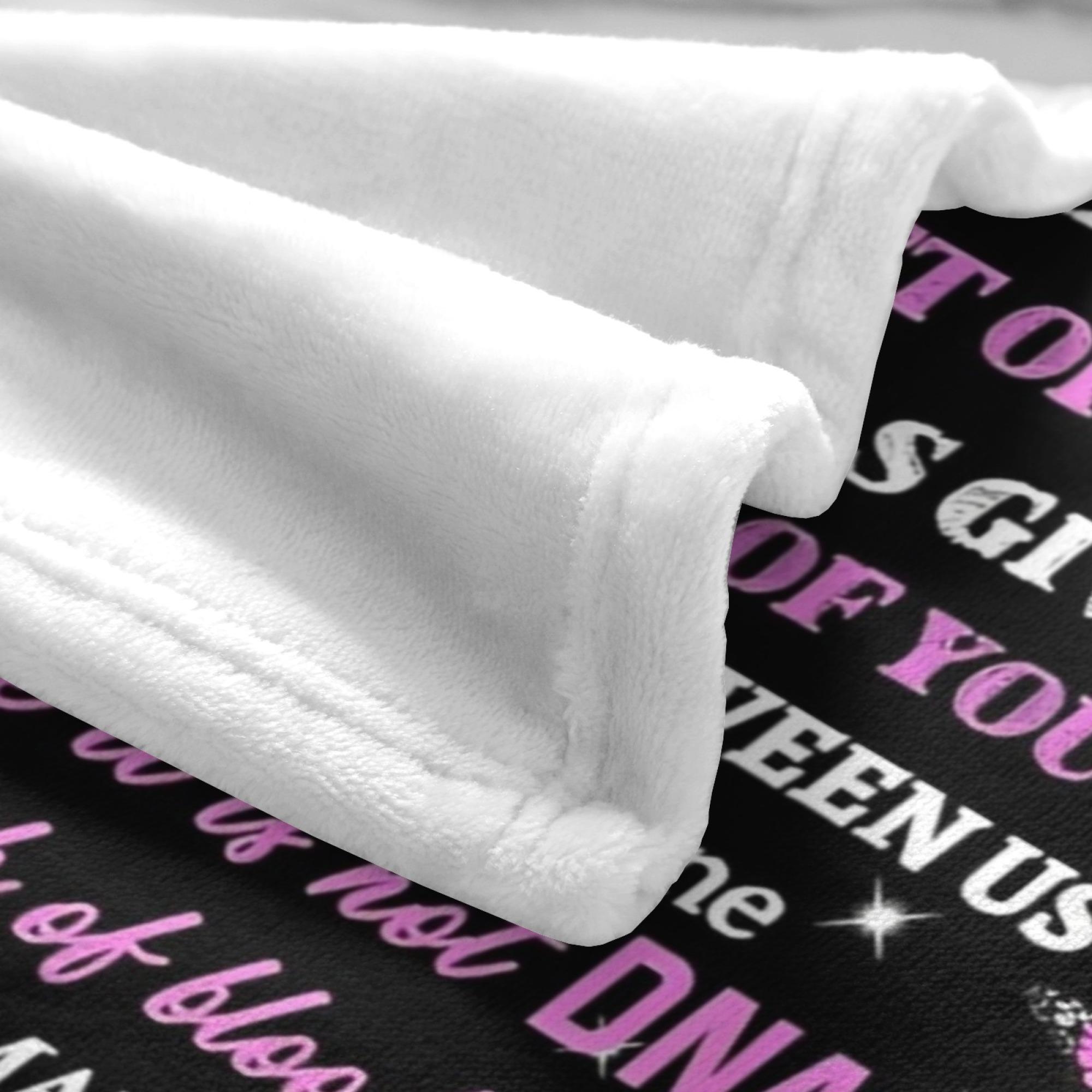 To My Bonus Mom Blanket from Daughter, Heartfelt Stepmom Gift, Inspirational Love Message Throw, Butterfly Design, Cozy Gift for Birthday, Christmas, Mother’s Day