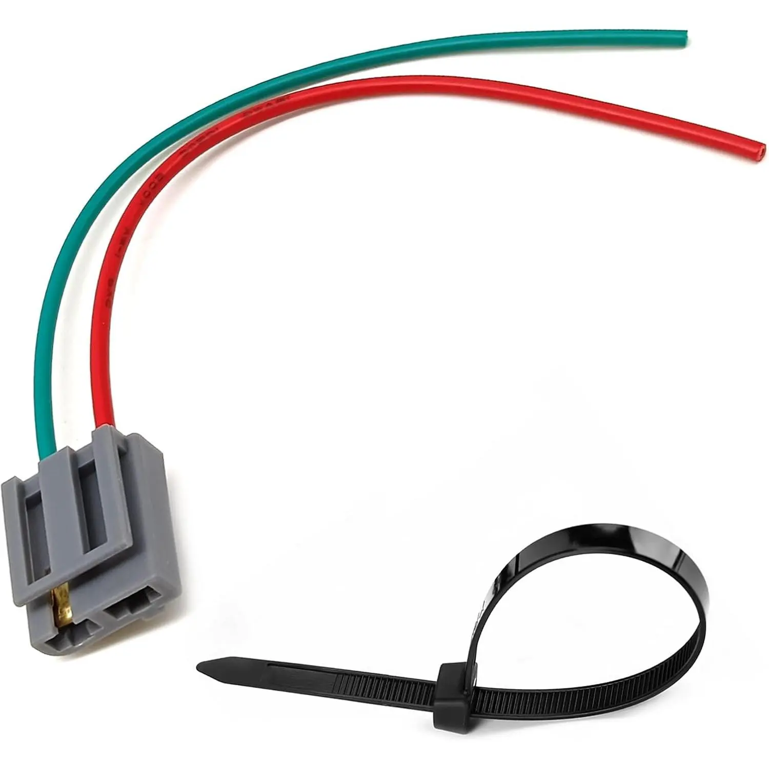 170072 HEI Distributor Pigtail Wire Harness - 12V Power & Tach Connector Plug, Plastic, Color-Coded, 250-Degree, Locking Tabs, Compatible with RV Chevy GM Vehicles, Tachometer, Car Battery