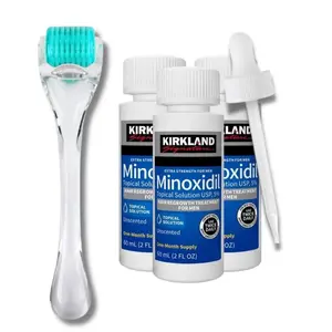 Kirkland Minoxidil 5% for Men & Women Universal Solution for Pattern Baldness & Thinning Liquid Hair Growth Booster 3-Month Supply| Targets Hair Thinning at the Root, Enhances Hair Density & Supports Healthy Growth, Dermatologically T