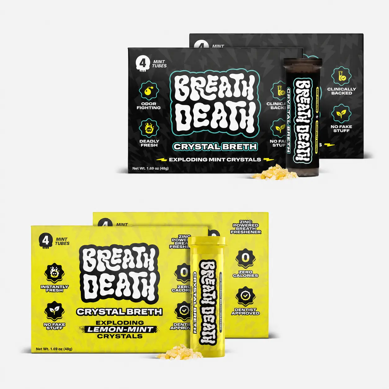 Breath Death | Exploding Mint Crystals - Pick your Bundle Sweet Organic