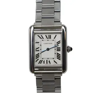 Cartier Tank Solo Series Small Steel Strap Watch, 24.4mm W5200013