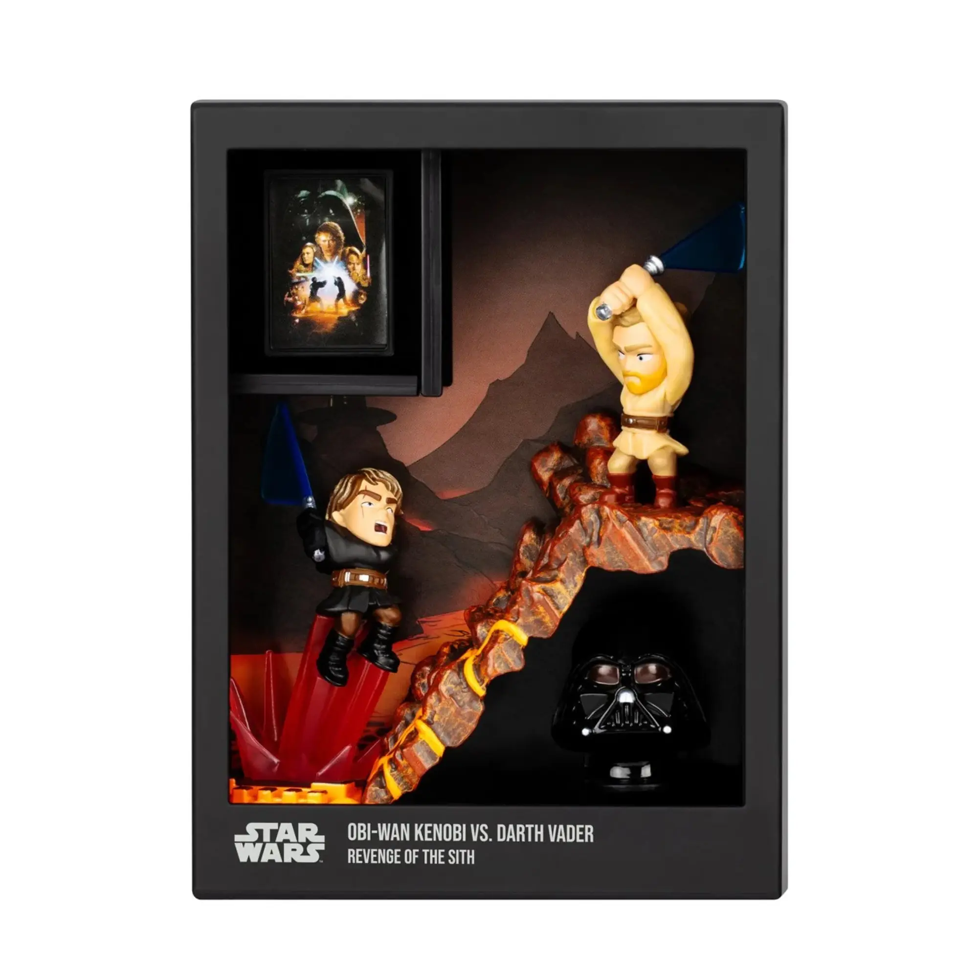 Star Wars Obi-Wan Kenobi Vs Darth Vader Fandrop Figure Diorama