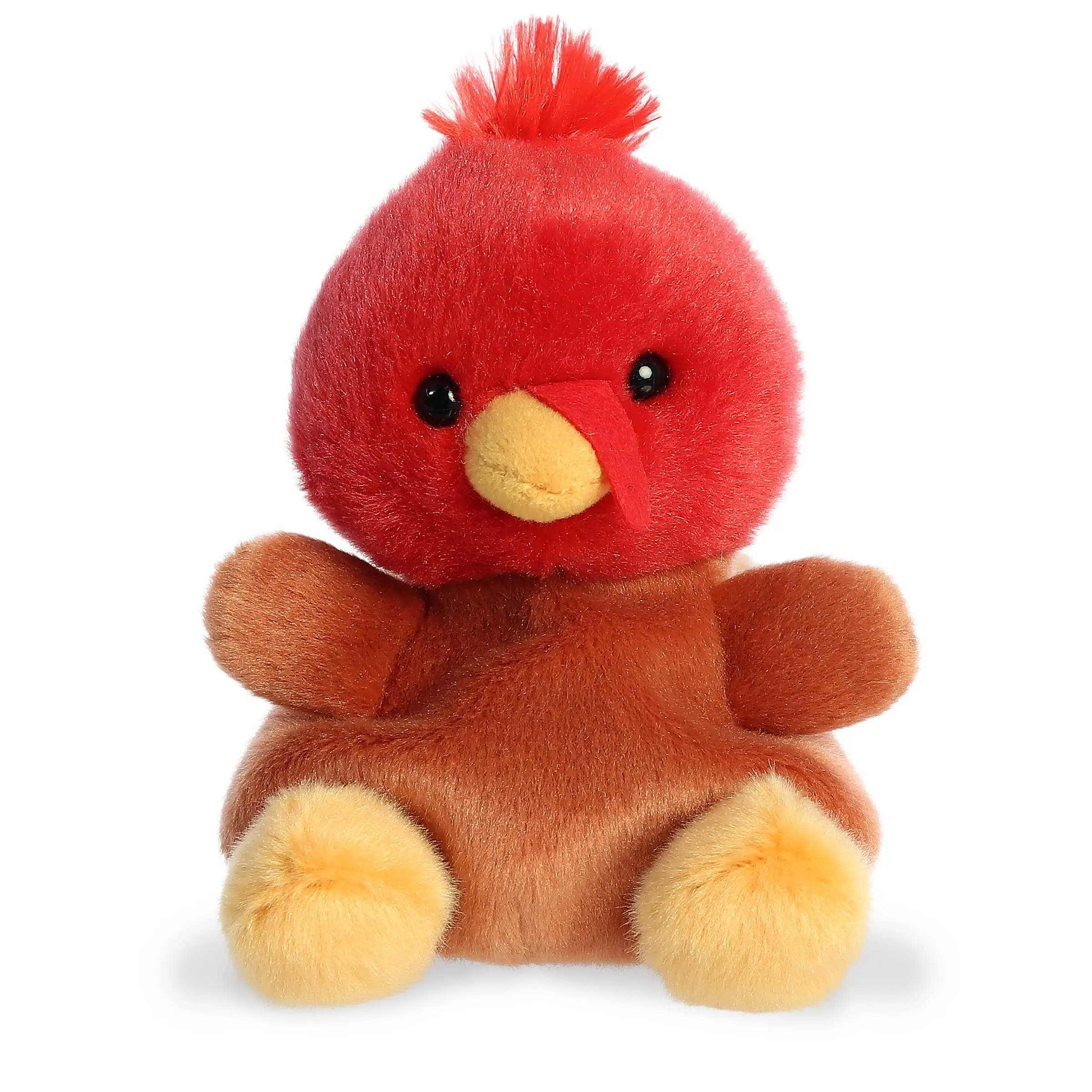 Aurora Palm Pals Aspen Turkey Stuffed Animal 4 Inch – Cute Collectible Plush Toy for Kids, Décor and Gifts