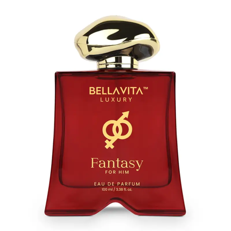 BellaVita Luxury’s Mood Collection Fantasy for Him | EDP | Apple, Cinnamon, Musk | Premium Long-Lasting Fragrance for Men | 3.38 Fl.oz