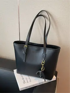 Versatile Retro Solid Color Large Capacity Tote Bag, Casual Women's Commute Backpack, Perfect for Daily Outings and Travel, Casual Trendy Bag, Stylish Versatile Bag