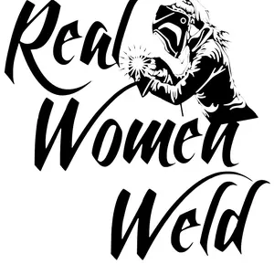 Real women weld decal sticker