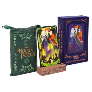 Mega-Sized Hocus Pocus Themed Tarot Card Decks, Including Guidebook, for Themed Card Games