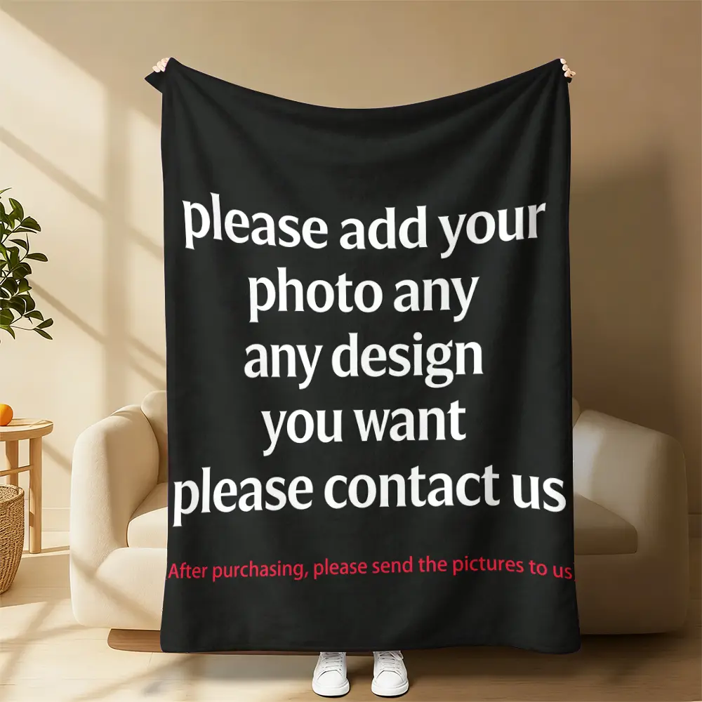 Piece Custom Photo Personalized Family Blanket-Ideal Gift for Holidays, Birthdays and Commemorative Events-Warm and Comfortable, Suitable for Family, Travel and Office All Year round Use Suitable for giving as gifts to friends, children and parents, Custo