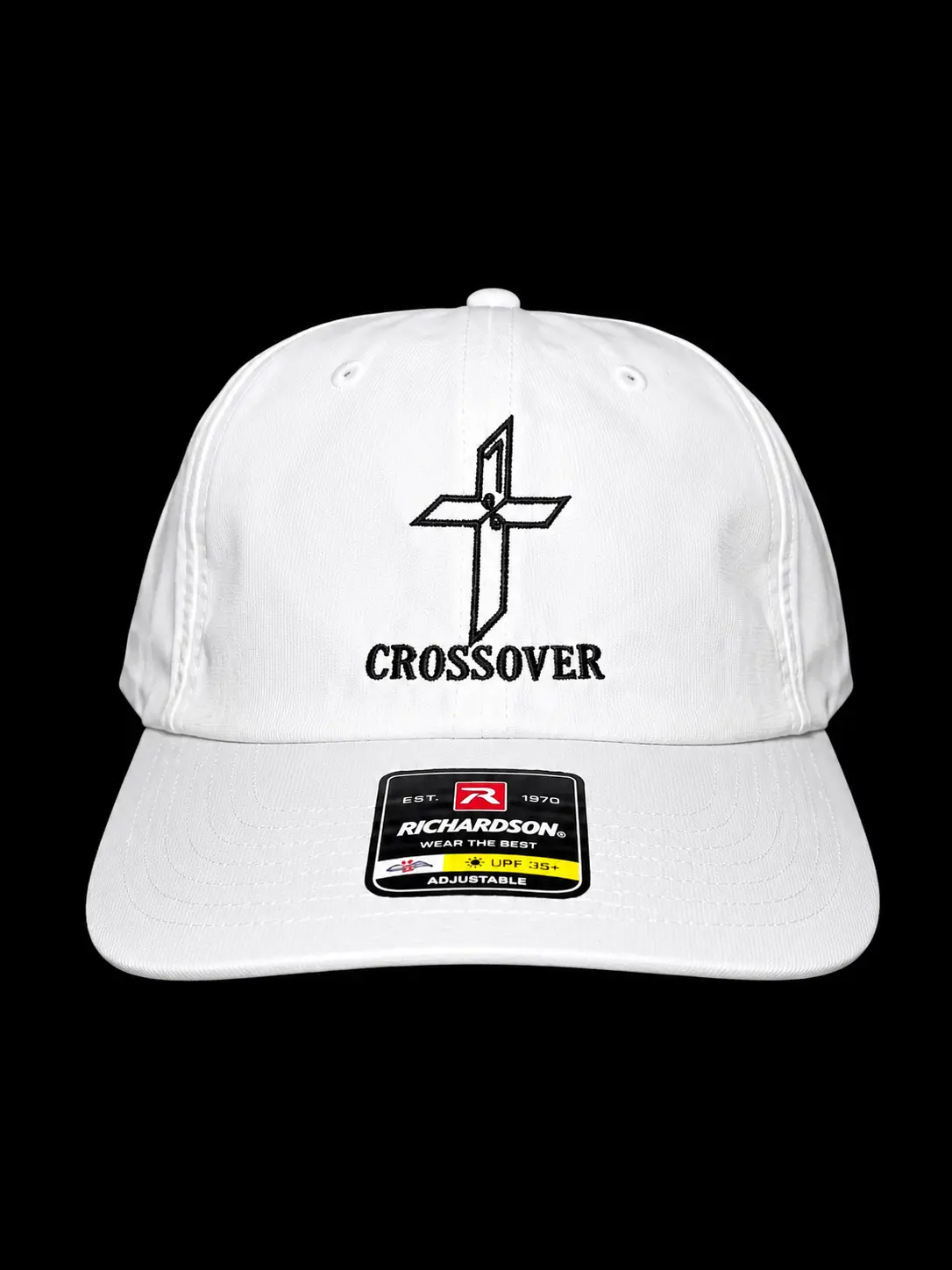5 Different Stitch Color On White 220 With Embroidery "Crossover" Logo