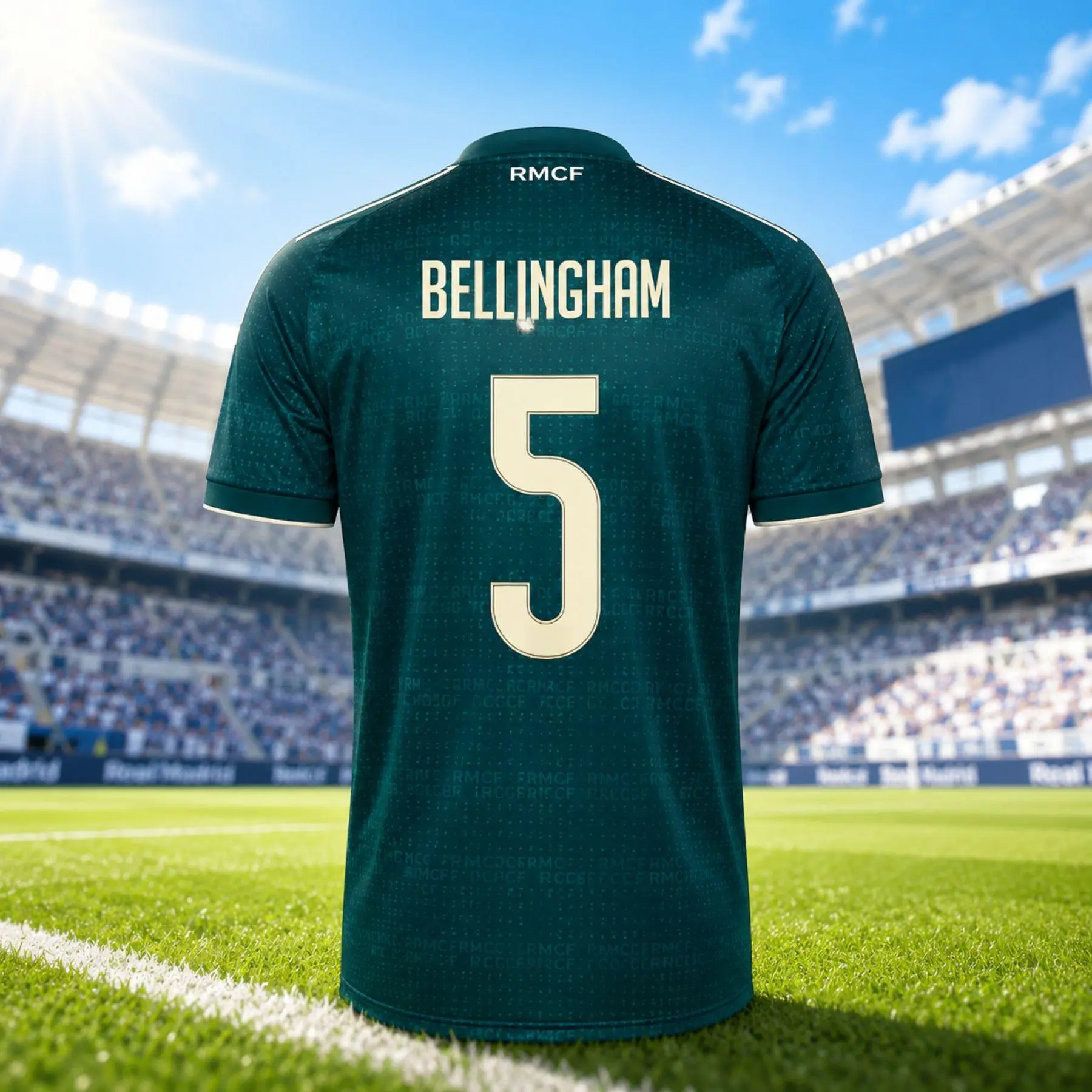 2026/27 Bellingham #5 Away Soccer Jersey, Unisex Breathable Quick-Dry Match Day Fan Football Shirt, Collectible Athletic Sportswear for Men & Women