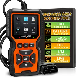 Obd2 Scanner Diagnostic Tool, Engine Light Code Reader, Reset Function, Data Stream, I/m Ready, Evap & O2 Test, for All Vehicles Since 1996