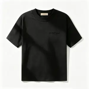 Fear of God Essentials Men's Crewneck T-Shirt - Menswear Top with Relaxed Fit, Dropped-Shoulder Design, Modern Minimalist "Stretch Limo" Colorway for Everyday Casual Wear