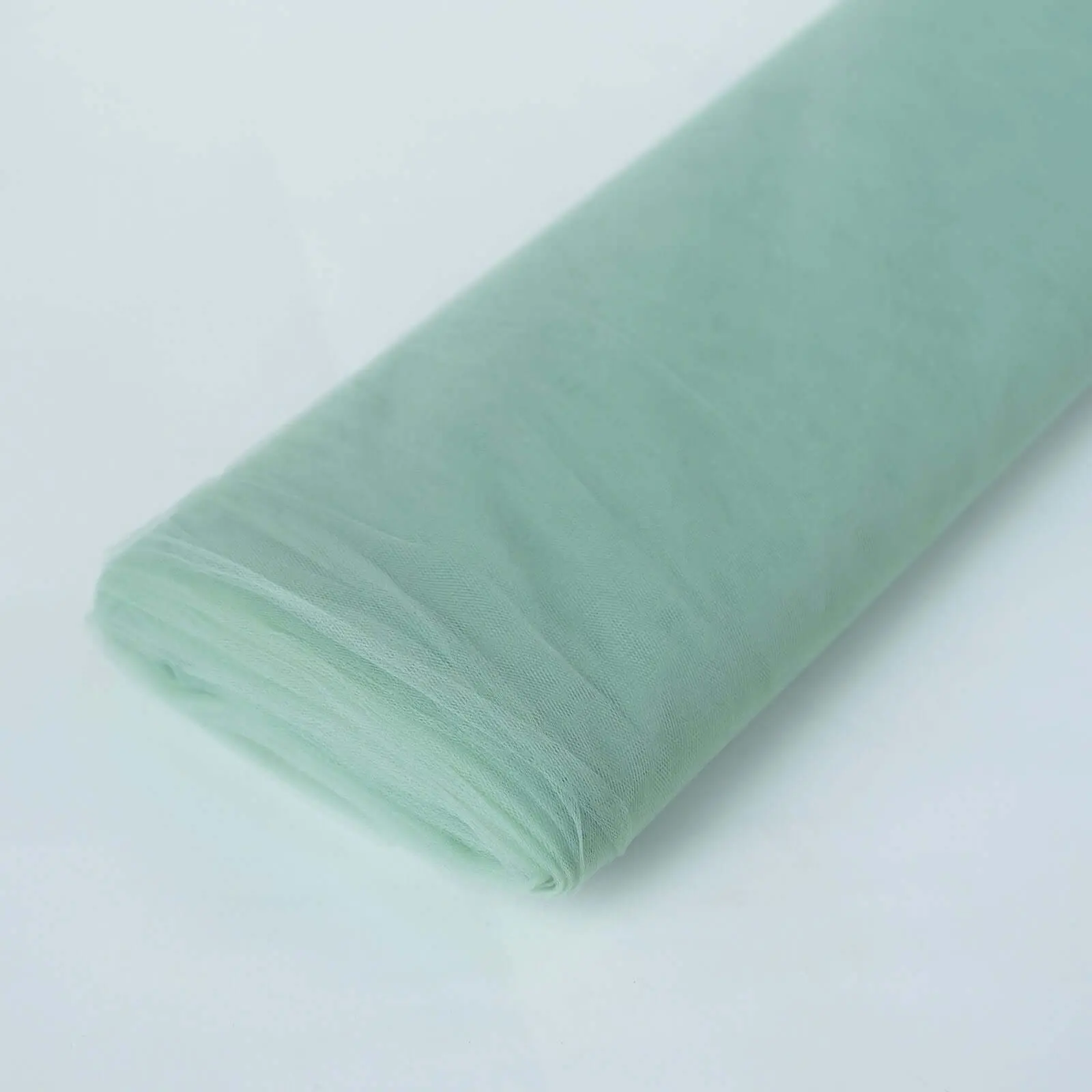 54"x40 Yards Sage Green Tulle Fabric Bolt, DIY Crafts Sheer Fabric Roll