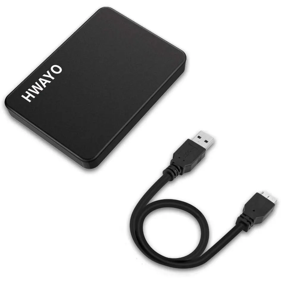 120GB Portable External Hard Drive Ultra Slim 2.5'' USB 3.0 HDD Storage for PC, Desktop, Laptop, MacBook, Chromebook