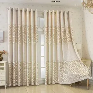 1pc Modern Geometric Pattern Curtain, Easy Install Single Panel Design, Home Decor for Living Room Bedroom Balcony Dining Room Windows