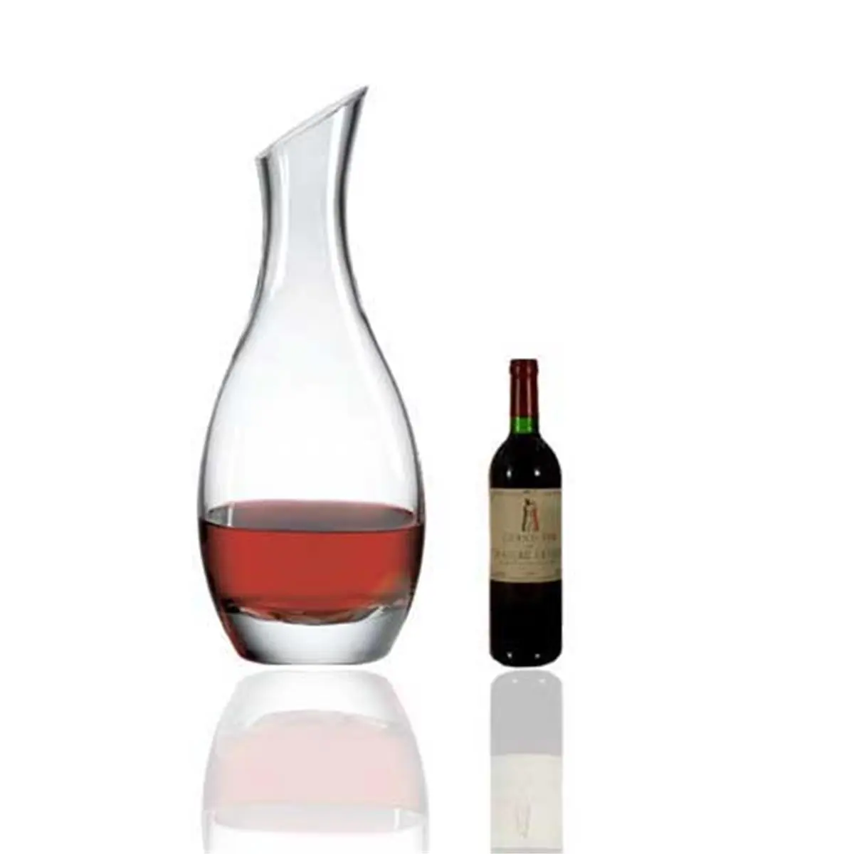 Ravenscroft Crystal Cristoff Salmanazar Decanter - Handcrafted, Lead-Free, 330oz, 10in Width, 23.5in Height Bar Utensil That Exposes to More Oxygen, Reduces Sediment, Improves Wine's Flavor for Wine Lovers