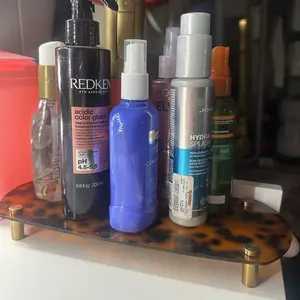 Elegant French Acrylic Utility Tray Set, Turtle Brass Color Leopard Design, Perfect Room Decoration, 1/2 Pieces, Lightweight Stylish Home Accessories #GLOBAL PICKS