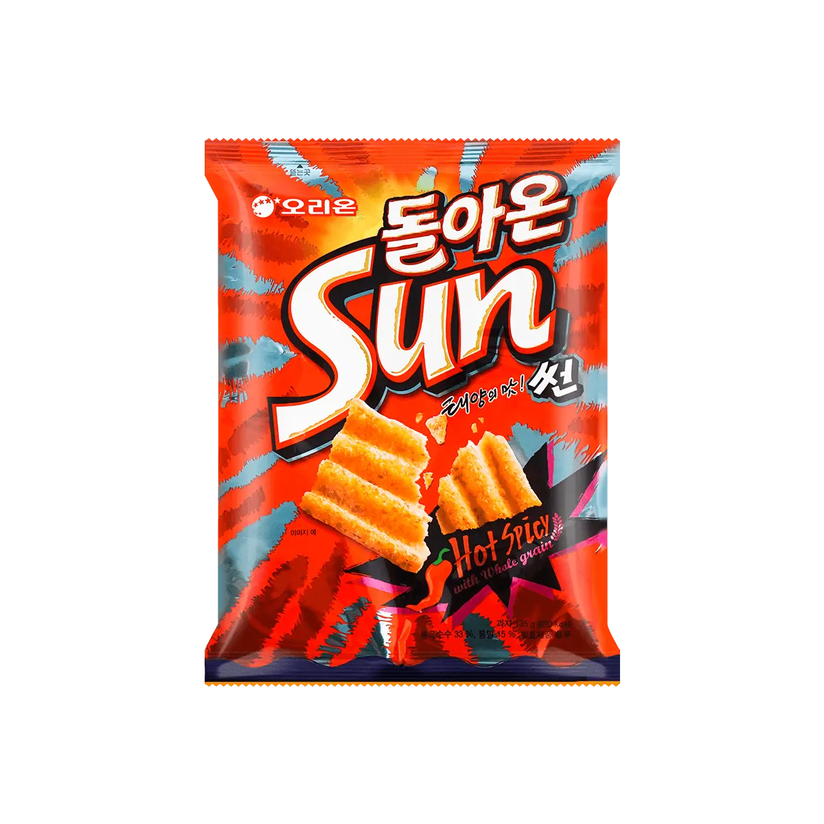 ORION Hot & Spicy Sun Chips - with Whole Grain, 4.76oz