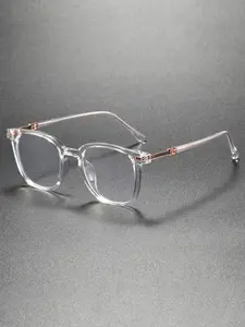 Catreside Tr Material Round Frame Anti-Blue Light Glasses, High-Quality Metal Details, Casual Style for All Seasons, Unisex Fashion Accessories