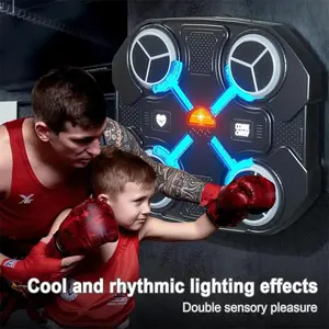 Bluetooth-compatible Music Boxing Machine Electronic Punching Bag, Stress Relief Fitness Home Gym Equipment, Interactive Training Device