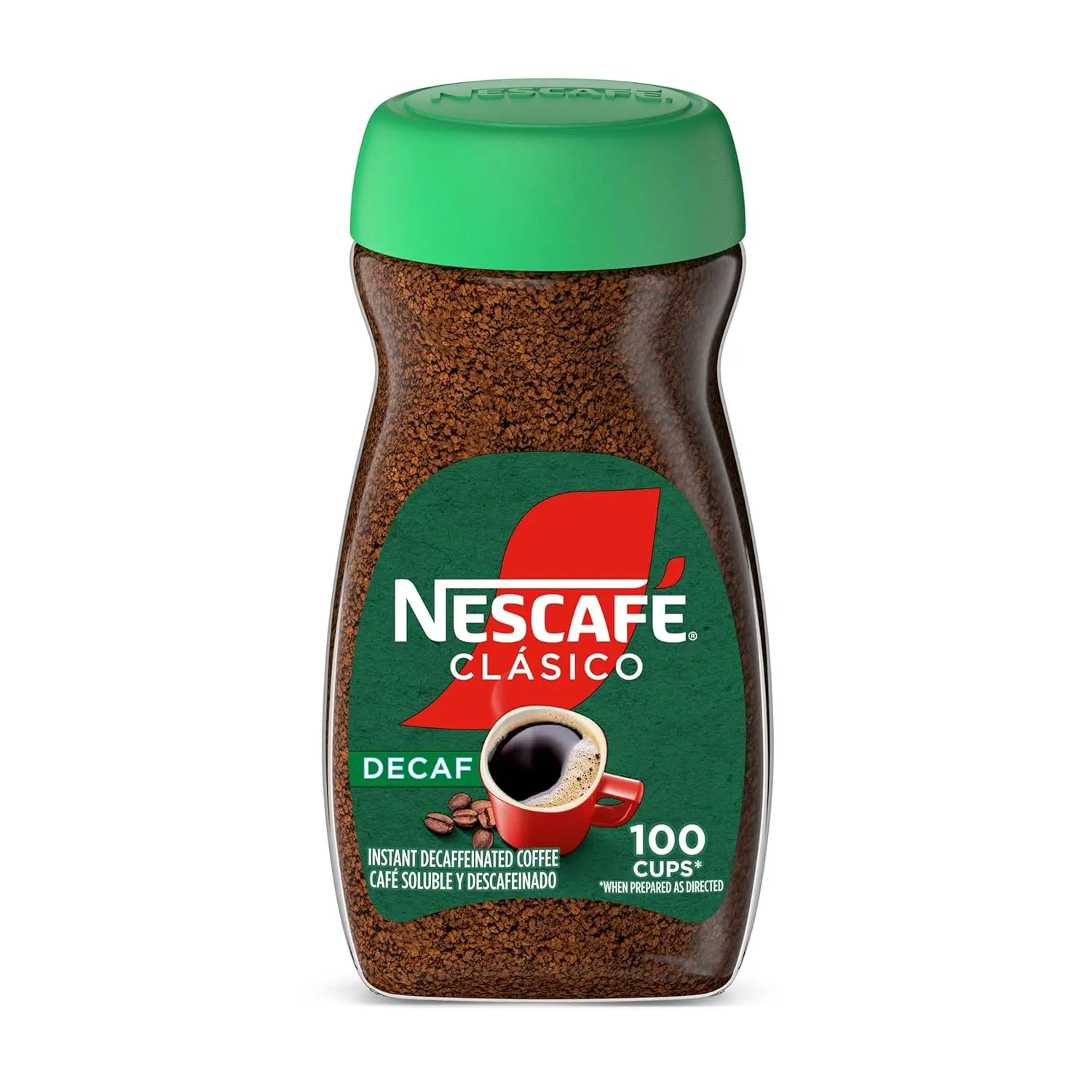 Nescafe Clasico Decaf Instant Coffee Beverage, 7 oz Jar