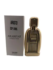TESTER Arabiyat Prestige Aristo 3.4 Fl.Oz EDP Spray For Women And Men Bright Citrusy-Floral Amber Fragrance With Lemon Mandarin And Sandalwood Notes