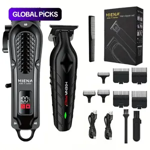 Professional Hair Clipper Set, 1 Box Electric Hair Trimmer, Cordless Rechargeable Clippers & Accessories, Hair Cutting Kit for Men, Ideal for Stylists, Barbershop, Salon & Home Use #GLOBAL PICKS