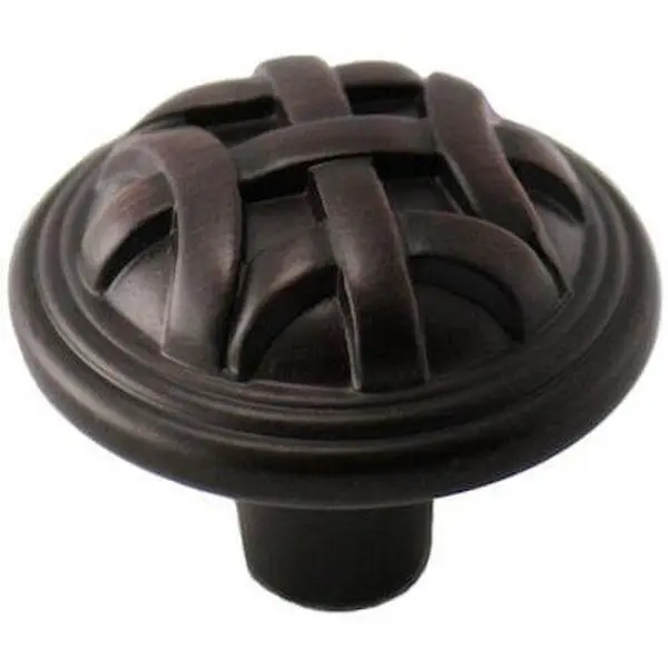 Cosmas 7064ORB Oil Rubbed Bronze Braided Cabinet Knob