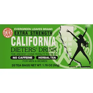 CALIFORNIA DIETERS' DRINK EXTRA STRENGTH TEA 1.76 OZ