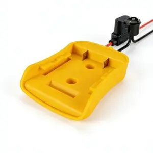1 PC Power Tool Adapter Kit, For Dewalt 18V/20V Max Battery, With Switch Socket, Fuse Holder & 3 Fuses, DIY Battery Converter For Home Electric Tool Modification