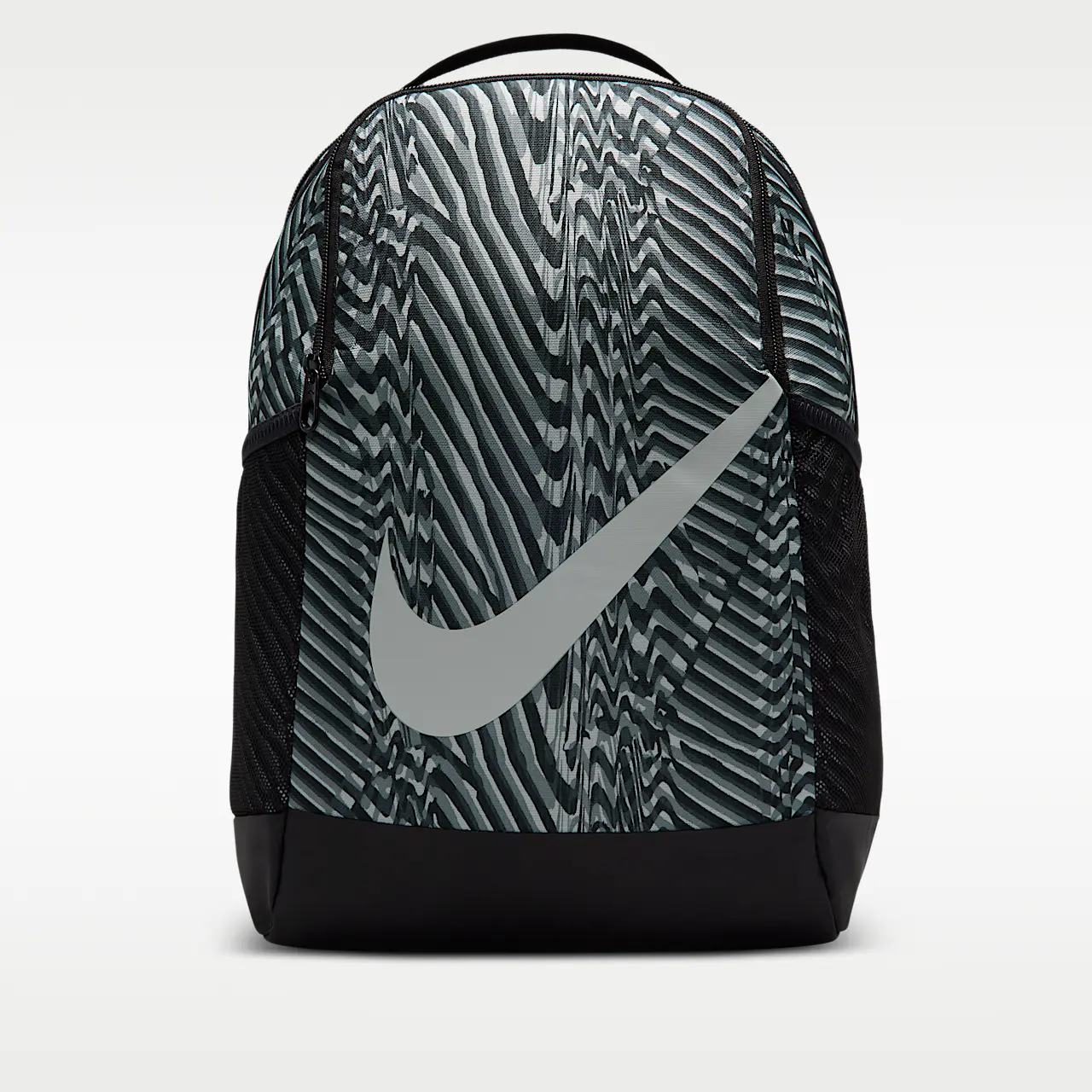 Nike Brasilia Backpack 18L Black Dark Smoke Grey Light Smoke Grey IH7966-010, Sports and Everyday Backpack, Spacious Main Compartment, Multiple Storage Pockets, Adjustable Shoulder Straps, Durable Design, Nike Training Bag