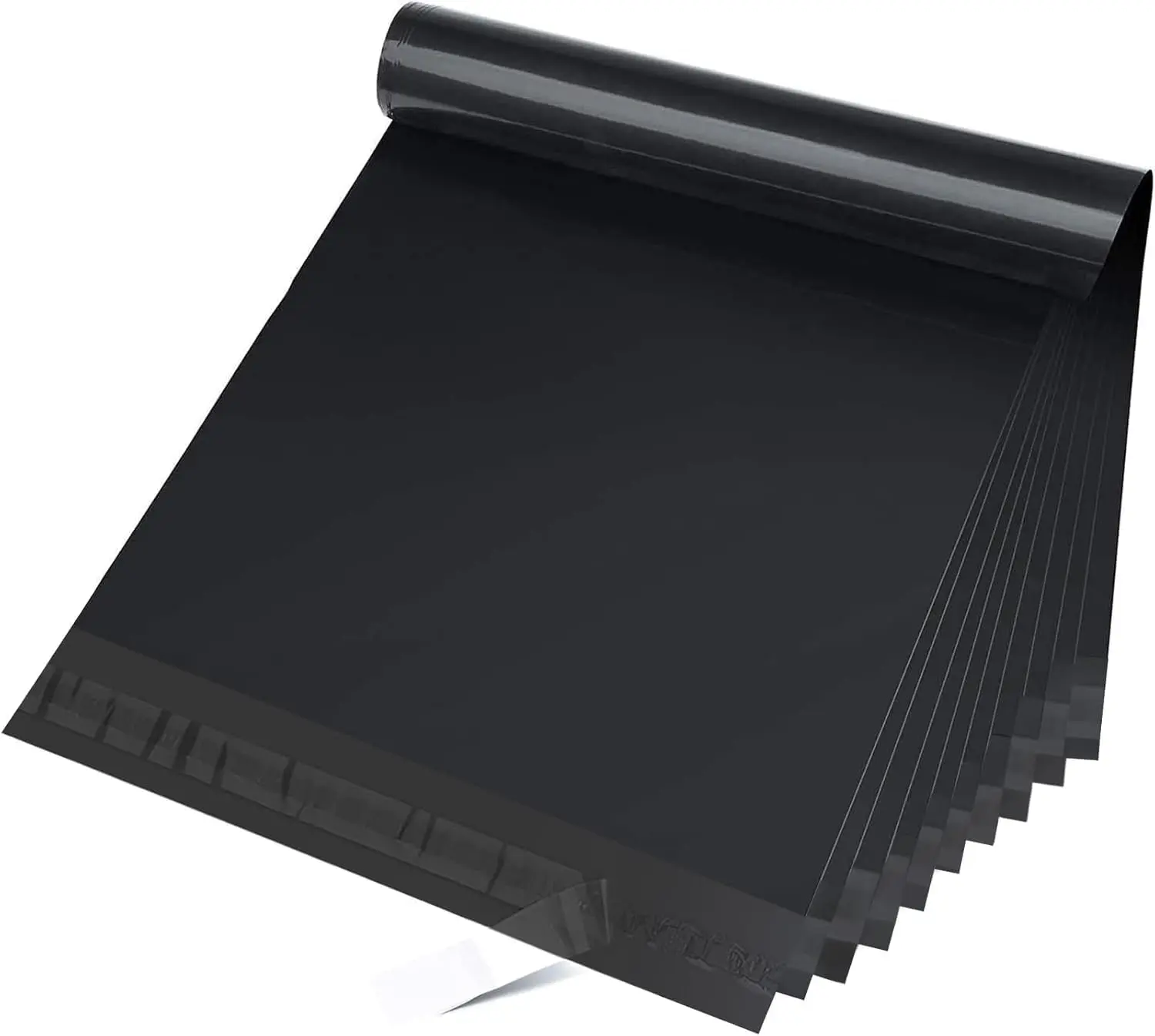 Poly Mailers 10x13 Inch 50Pcs, Waterproof Shipping Bags for Clothing | Strong Adhesive Shipping Envelopes for Small Business Suppliers, Self Seal Mailers Poly Bags Mailing Envelopes Black