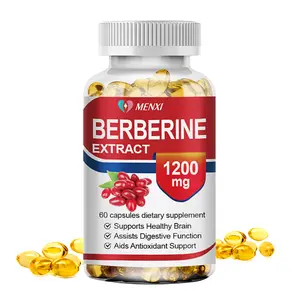 Berberine HCl 1200mg Supplement - Supports Healthy Blood Sugar Levels & Metabolic Function, 60 Vegan Capsules for Men & Women