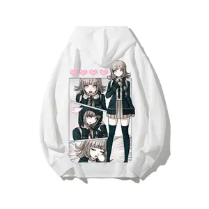 Danganronpa Nanami Chiaki Love Printed Unisex Casual Hoodie