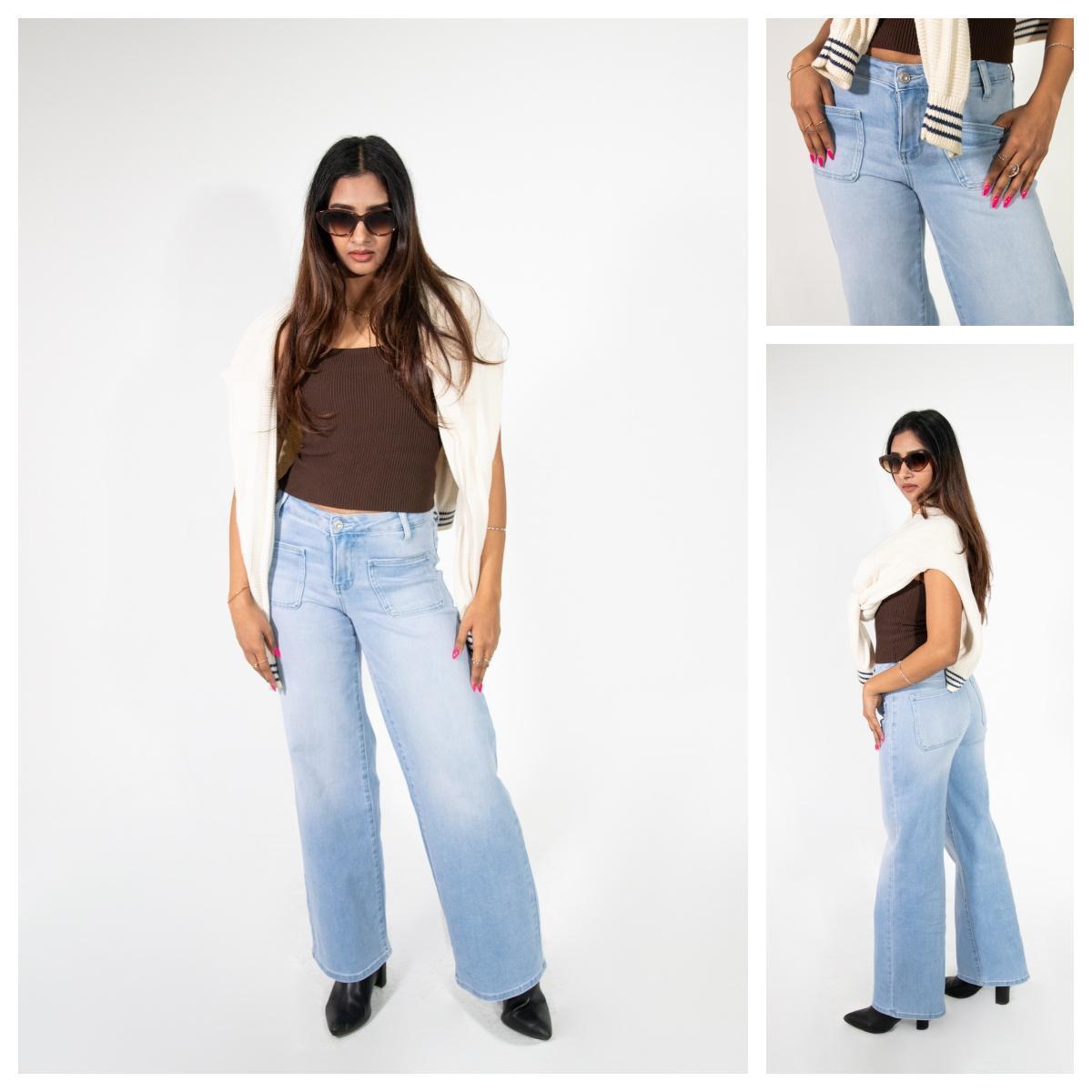 Magic ONESO Mid-low Rise Baggy Jeans Stretchy Wide Leg for Women Distressed Pants Womenswear Bottom 8001 Lady Basic Minimalist Comfortable Denim Tummy Control Curve Hugging Plus Size Regular Size BBL Spring Fashion Daily Outfits #TikTokShopBackToSchool Magic ONESO Mid-low Rise Baggy Jeans Stretchy Wide Leg for Women Distressed Pants Womenswear Bottom 8001 Lady Basic Minimalist Comfortable Denim Tummy Control Curve Hugging Plus Size Regular Size BBL Spring Fashion Daily Outfits #TikTokShopBackToSchool