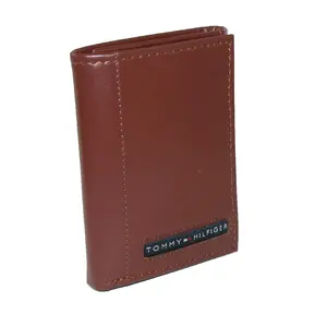 Tommy Hilfiger Men's Leather Cambridge Trifold Wallet