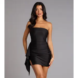 Edge Of Glam Ruffle Mini Tube Dress