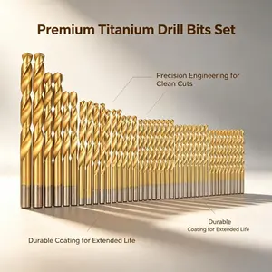 99PCS Drill Bit Set, High Hardness Universal Drilling Bits, Full Specification Wear Resistant, Neat Storage Easy Carry, For Repair Workers & DIY Users, Ideal For Metal Wood Stone Drilling