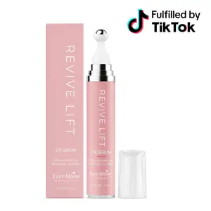 PDRN Salmon DNA Eye Serum for Wrinkles & Fine Lines with Retinol Peptide & Caffeine 0.5 fl oz 360° Roller Massage Applicator for Youthful Radiant Eyes Daily Use